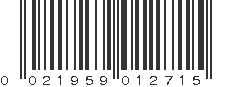 UPC 021959012715