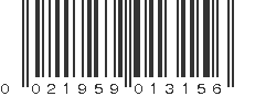 UPC 021959013156