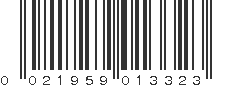 UPC 021959013323