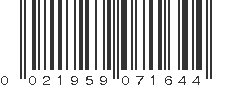 UPC 021959071644