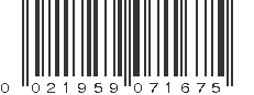 UPC 021959071675