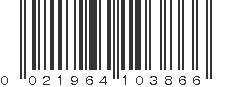 UPC 021964103866