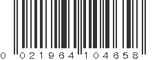 UPC 021964104658