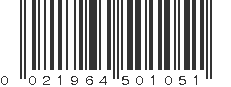 UPC 021964501051