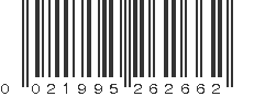 UPC 021995262662