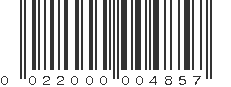 UPC 022000004857