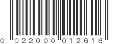 UPC 022000012616