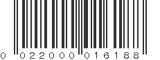 UPC 022000016188