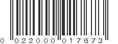 UPC 022000017673