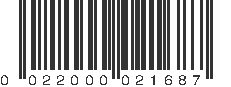 UPC 022000021687