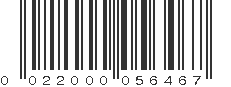 UPC 022000056467