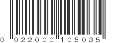 UPC 022000105035