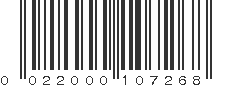 UPC 022000107268