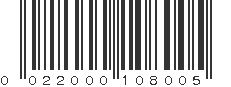 UPC 022000108005