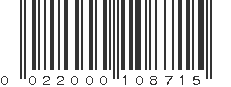 UPC 022000108715