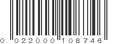 UPC 022000108746