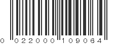 UPC 022000109064