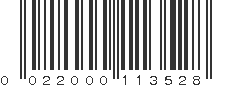 UPC 022000113528