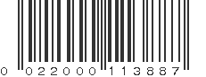 UPC 022000113887