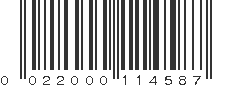 UPC 022000114587