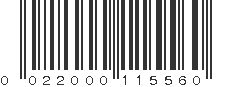 UPC 022000115560