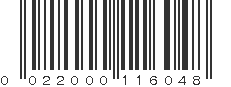 UPC 022000116048