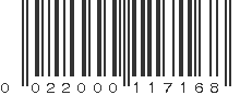 UPC 022000117168