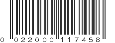 UPC 022000117458