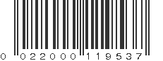 UPC 022000119537