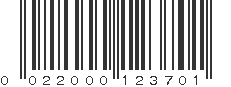 UPC 022000123701