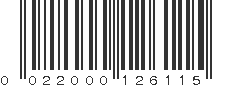 UPC 022000126115