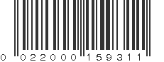 UPC 022000159311