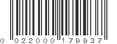 UPC 022000179937