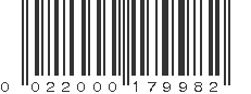 UPC 022000179982