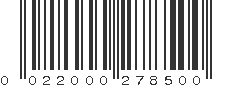 UPC 022000278500