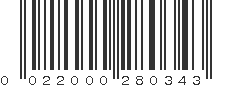 UPC 022000280343