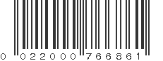 UPC 022000766861