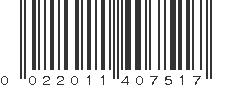 UPC 022011407517
