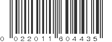 UPC 022011604435