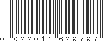 UPC 022011629797