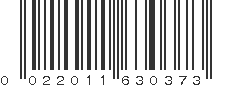 UPC 022011630373