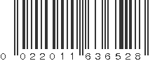 UPC 022011636528