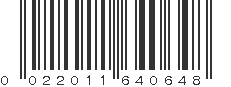 UPC 022011640648