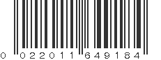 UPC 022011649184