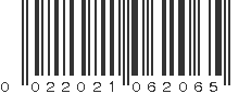 UPC 022021062065