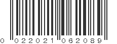 UPC 022021062089