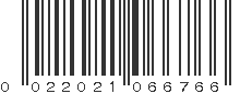 UPC 022021066766