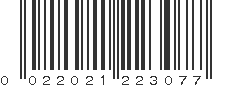 UPC 022021223077