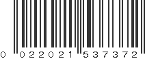 UPC 022021537372