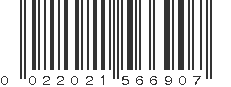 UPC 022021566907